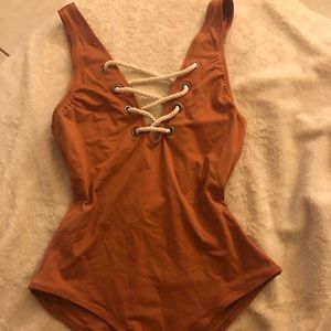 One piece bathing suit